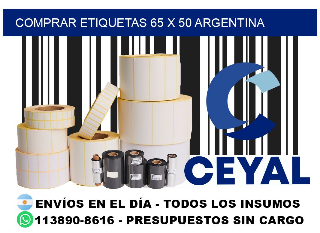Comprar etiquetas 65 x 50 argentina