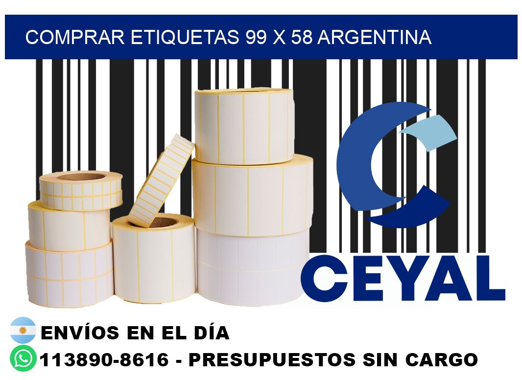 Comprar etiquetas 99 x 58 argentina