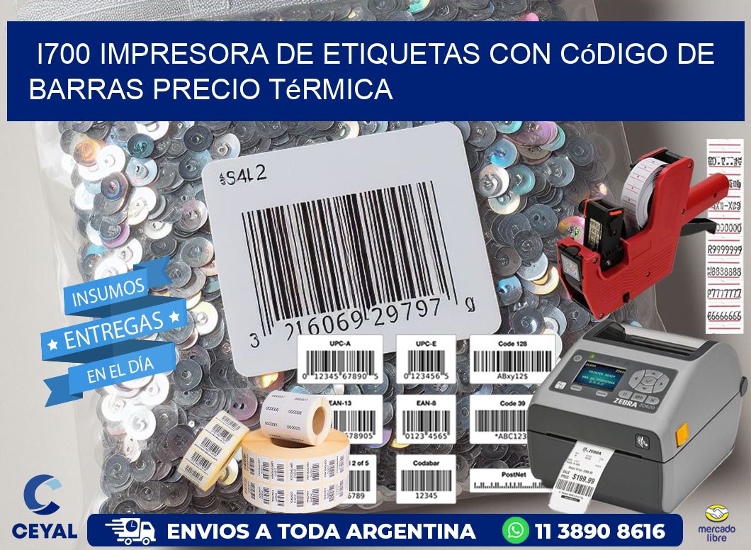 i700 impresora de etiquetas con código de barras precio térmica