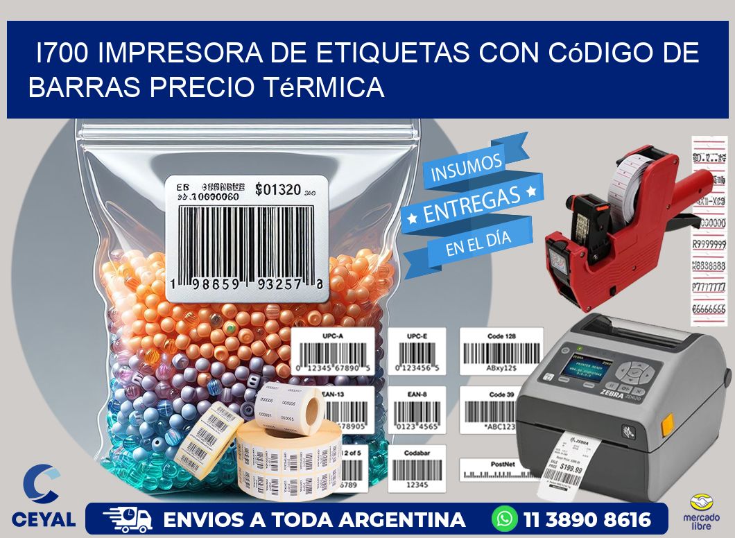 i700 impresora de etiquetas con código de barras precio térmica