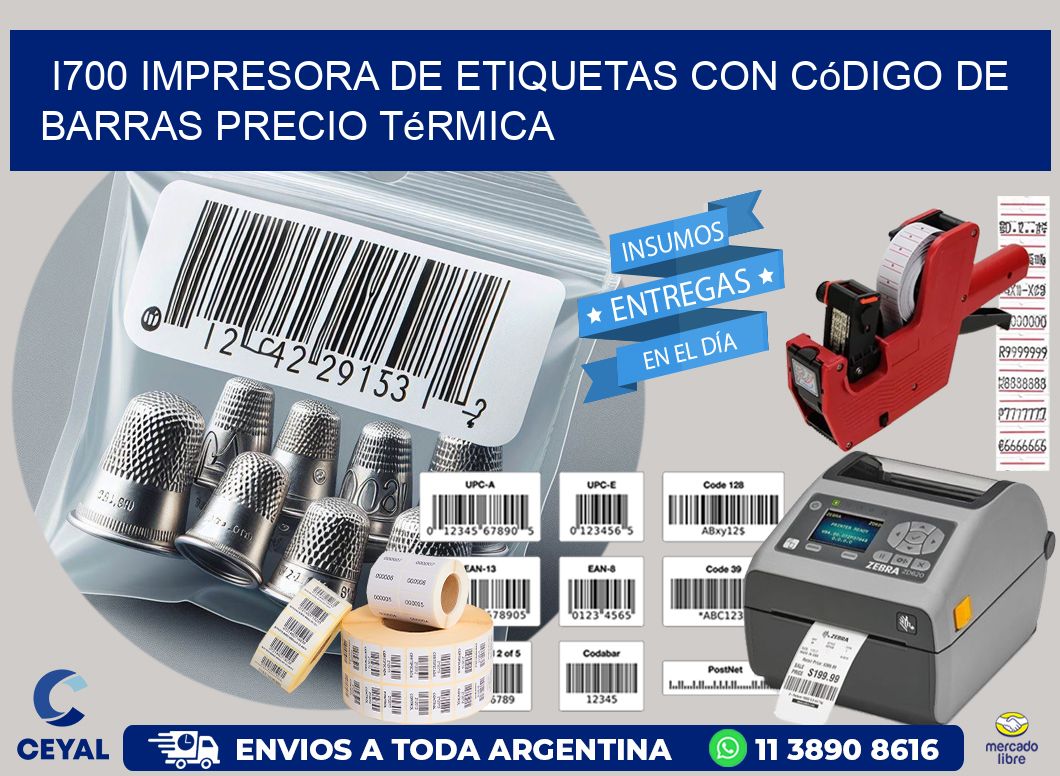 i700 impresora de etiquetas con código de barras precio térmica
