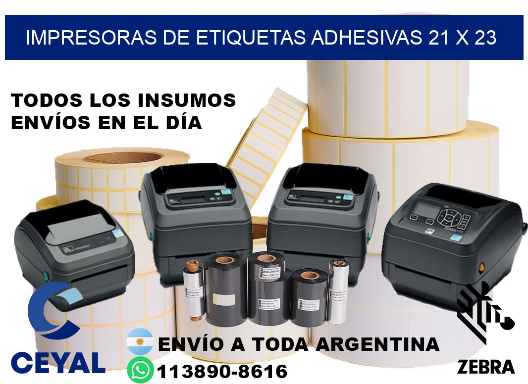 impresoras de etiquetas adhesivas 21 x 23