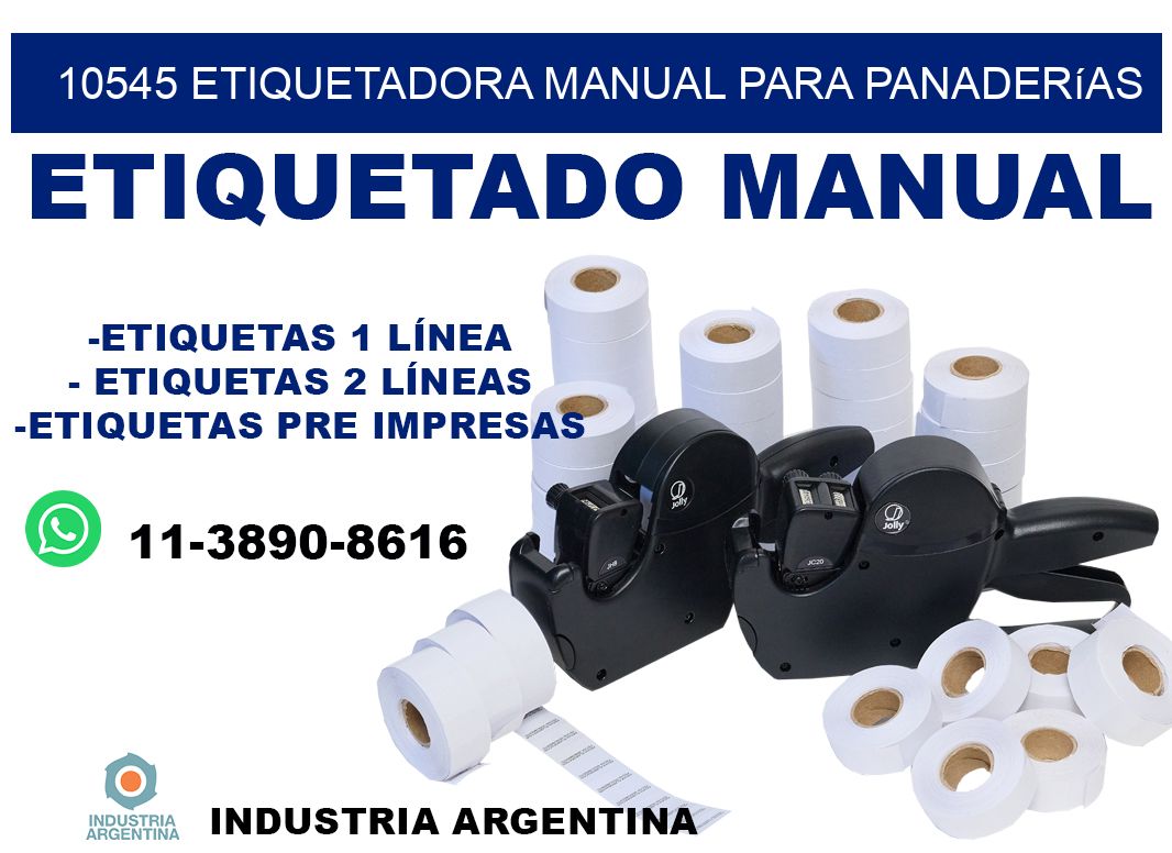 10545 etiquetadora manual para panaderías