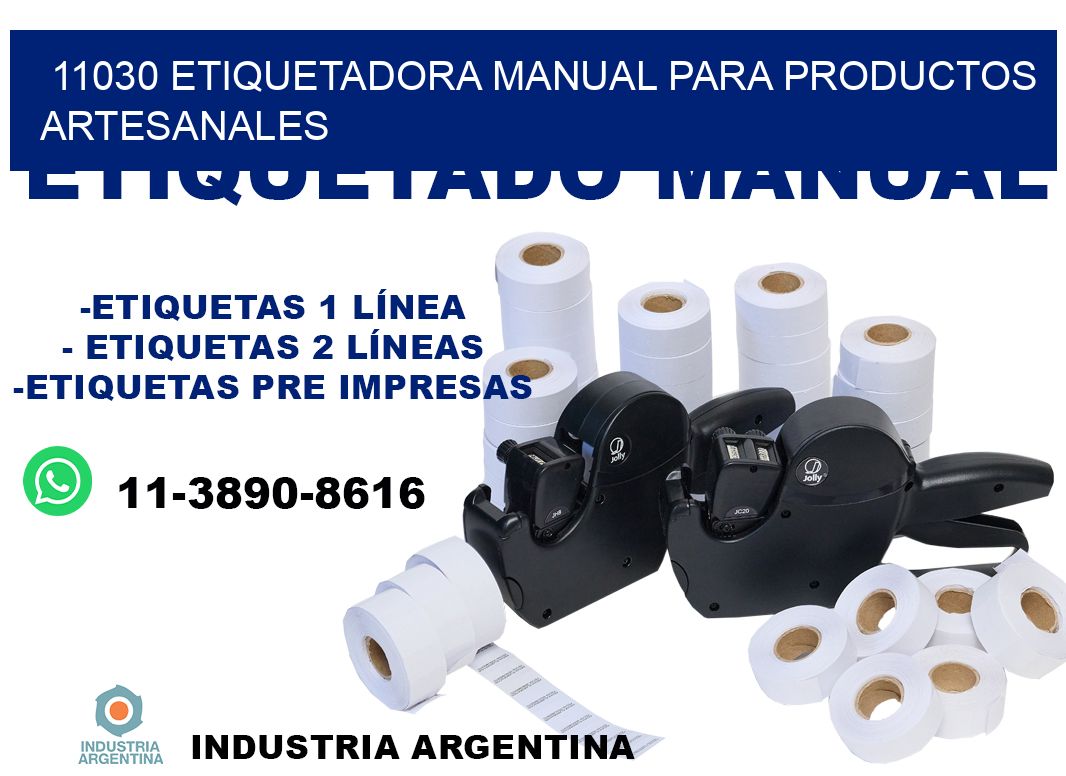 11030 etiquetadora manual para productos artesanales