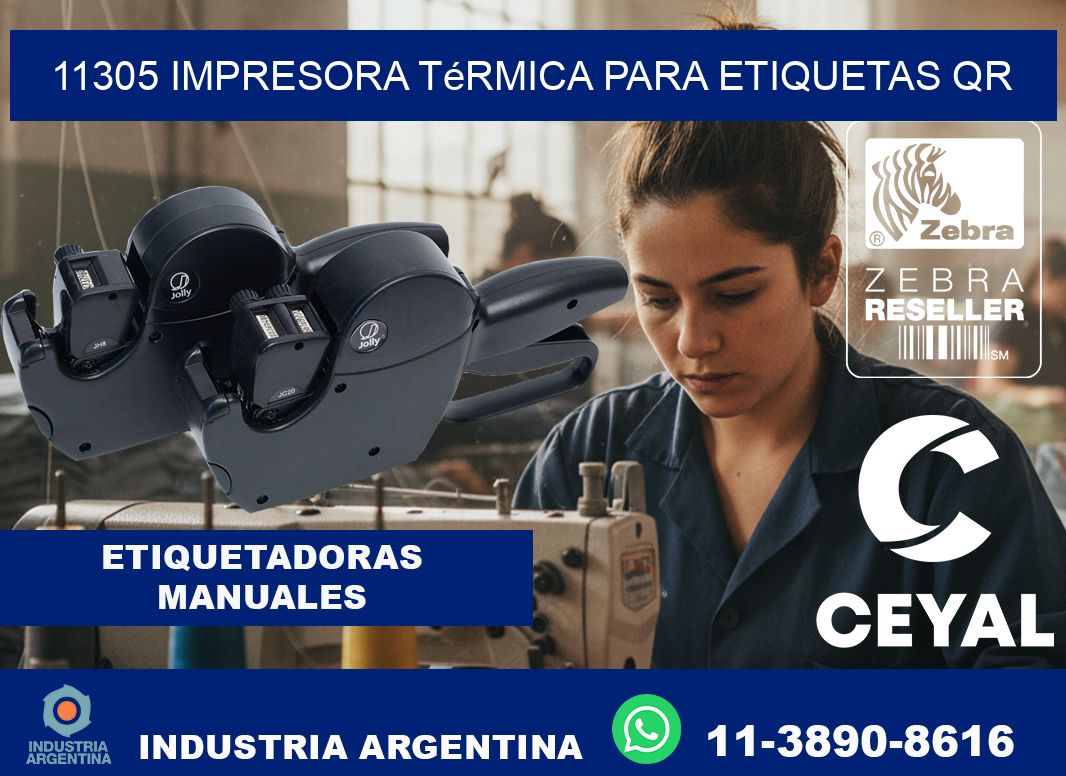 11305 impresora térmica para etiquetas QR