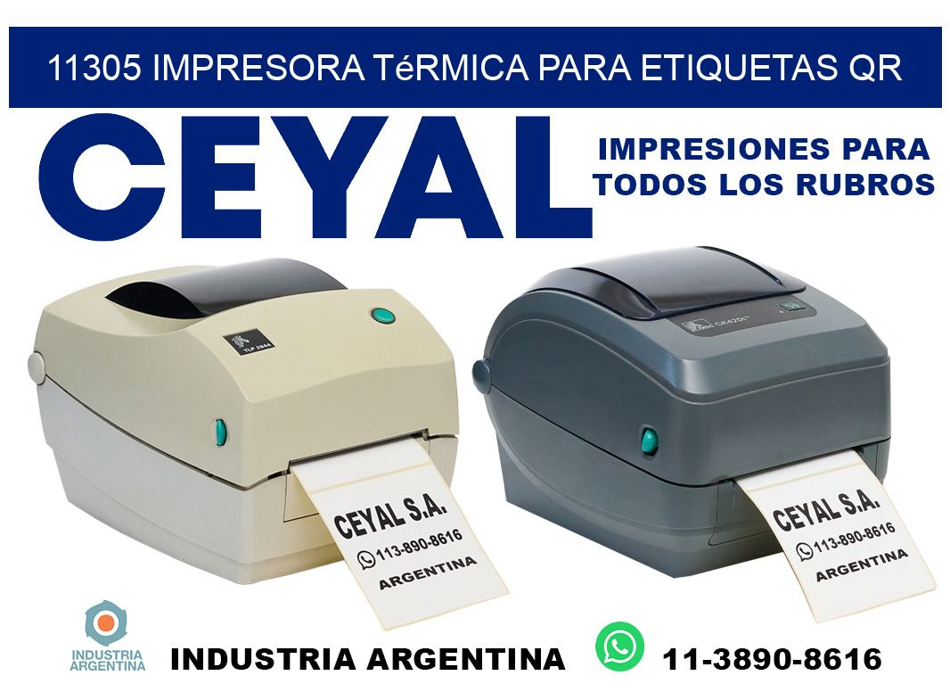 11305 impresora térmica para etiquetas QR