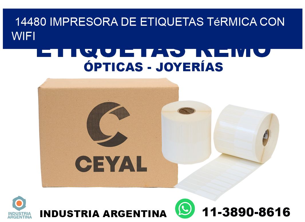 14480 impresora de etiquetas térmica con wifi