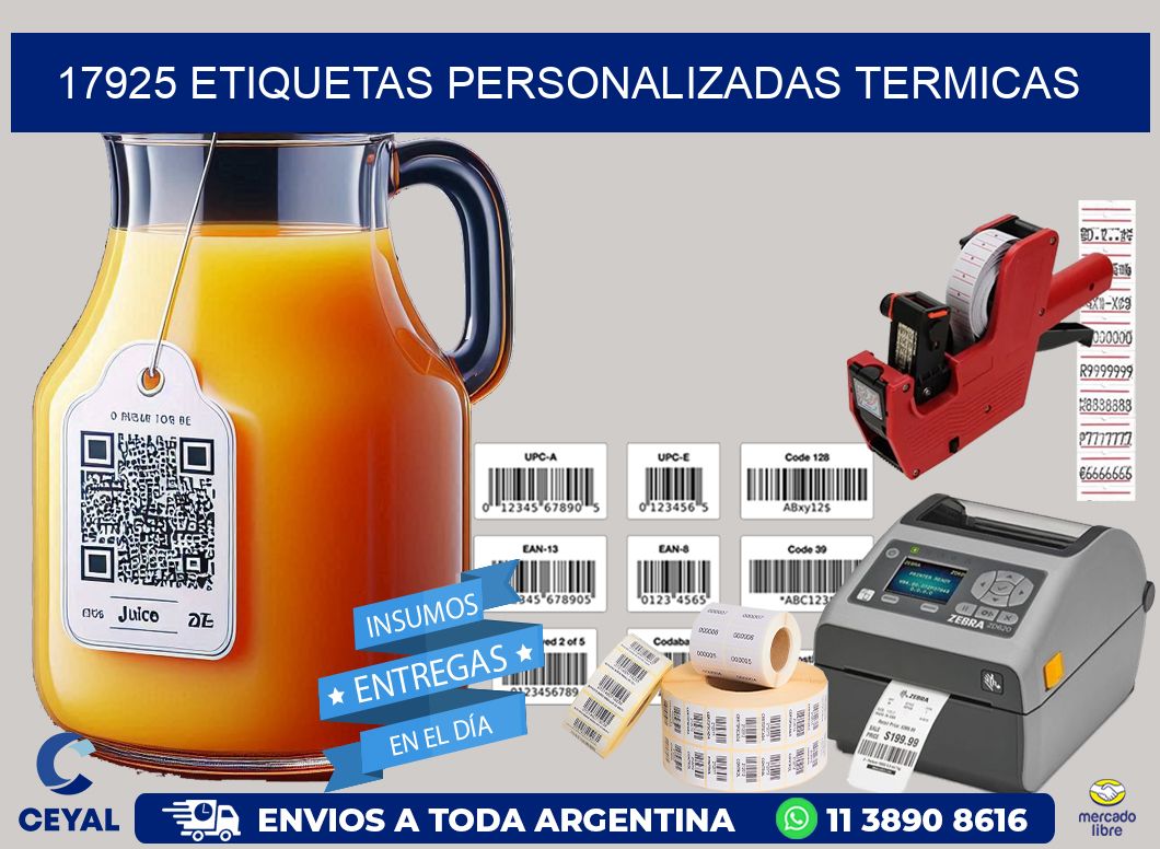 17925 Etiquetas personalizadas termicas