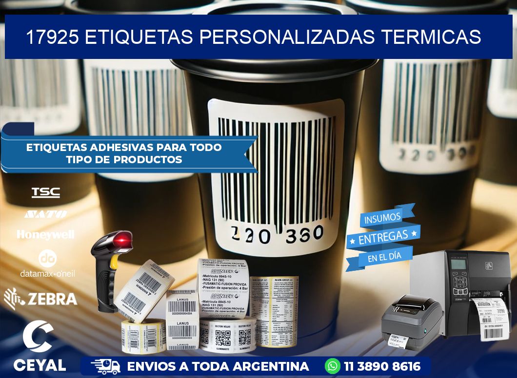 17925 Etiquetas personalizadas termicas