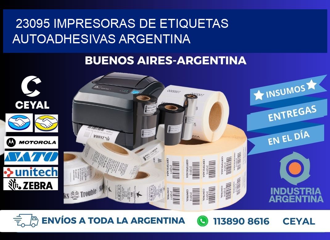 23095 Impresoras de etiquetas autoadhesivas argentina