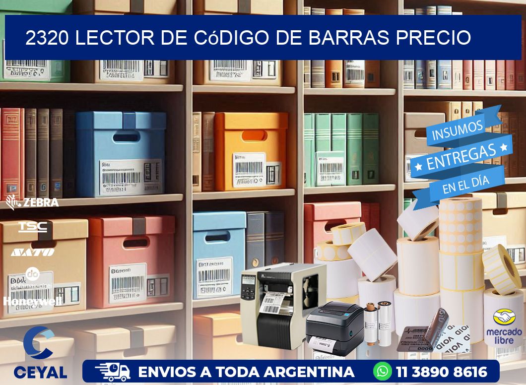 2320 Lector de código de barras precio