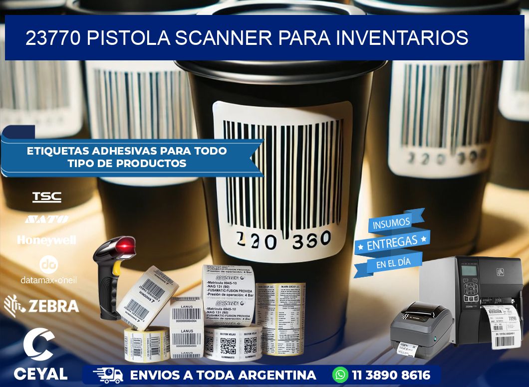 23770 Pistola Scanner para inventarios