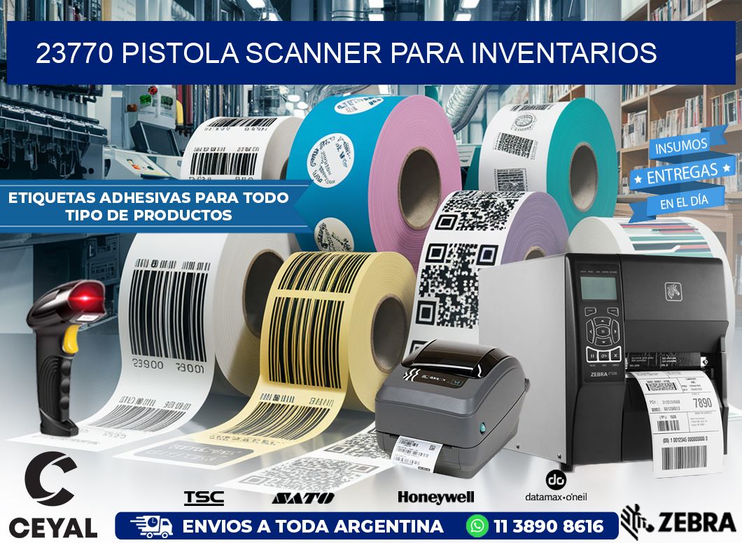 23770 Pistola Scanner para inventarios