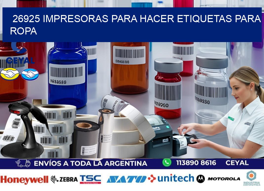 26925 impresoras para hacer etiquetas para ropa