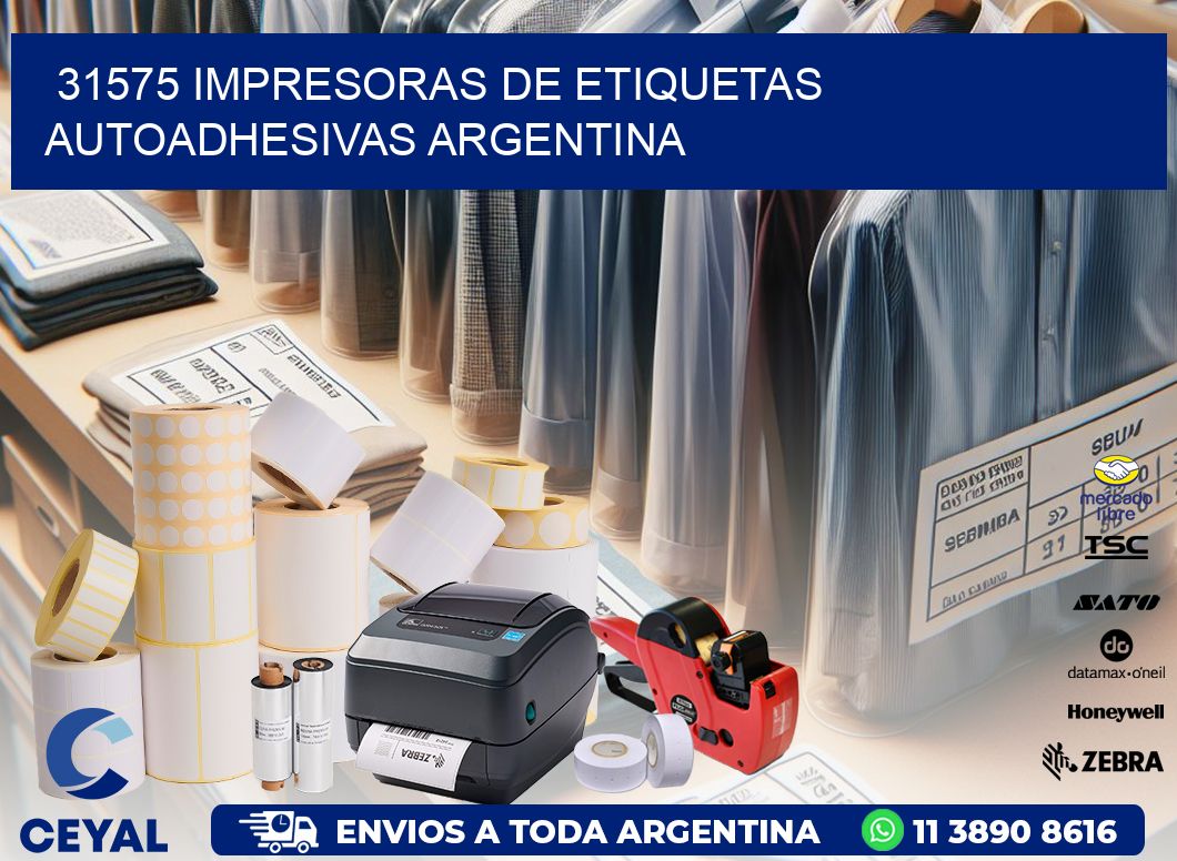 31575 Impresoras de etiquetas autoadhesivas argentina