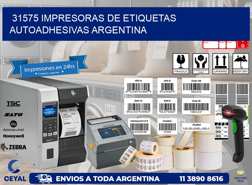 31575 Impresoras de etiquetas autoadhesivas argentina