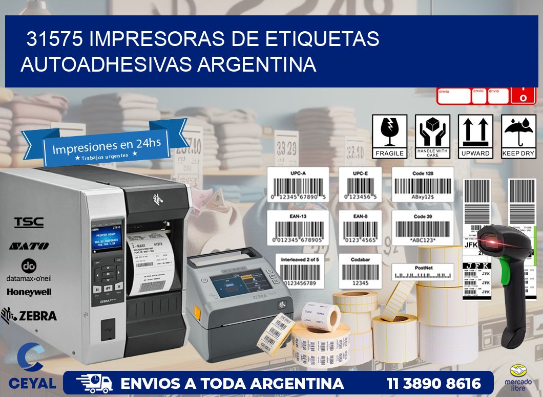 31575 Impresoras de etiquetas autoadhesivas argentina
