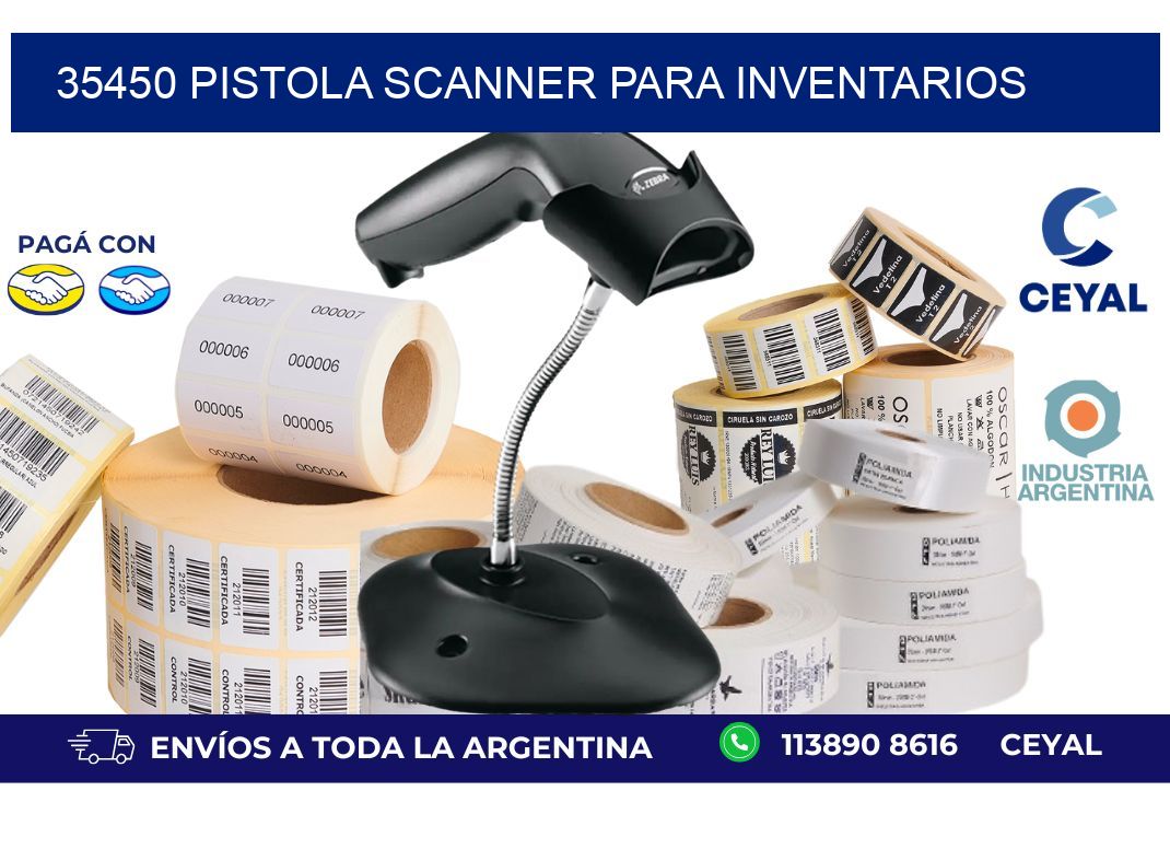 35450 Pistola Scanner para inventarios