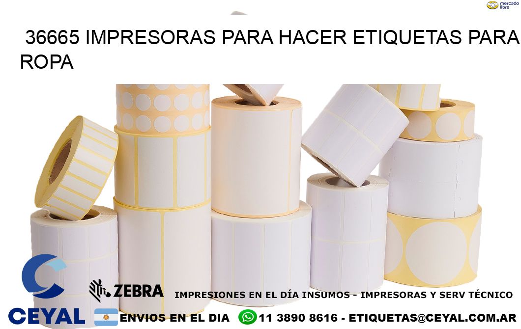36665 impresoras para hacer etiquetas para ropa