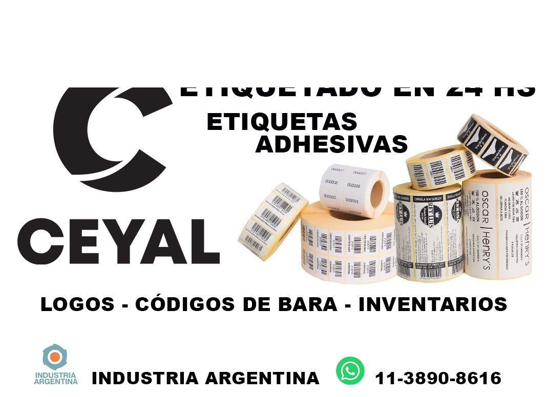 36955 Rollo Etiquetas Térmicas 50mm X 30mm Autoadhesivas