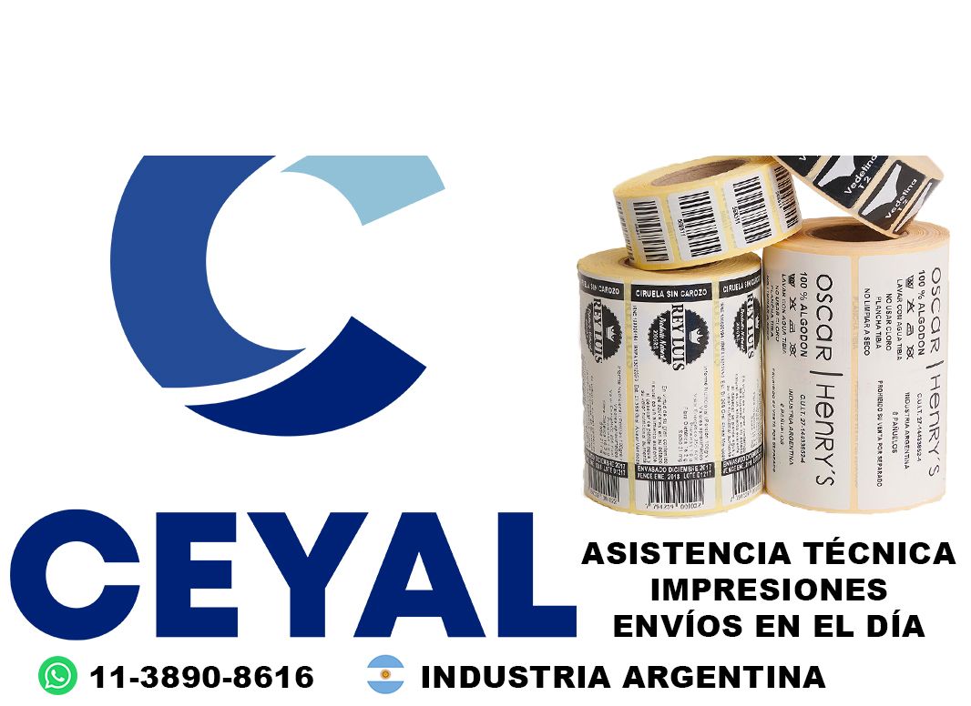 36955 Rollo Etiquetas Térmicas 50mm X 30mm Autoadhesivas