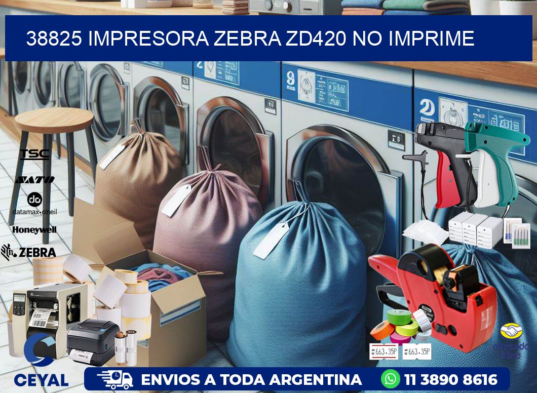 38825 Impresora Zebra ZD420 no imprime