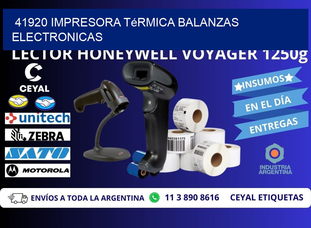 41920 impresora térmica balanzas electronicas