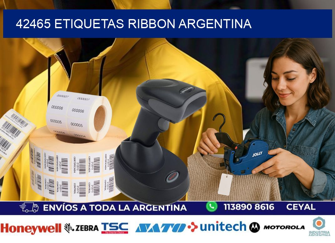 42465 etiquetas ribbon argentina