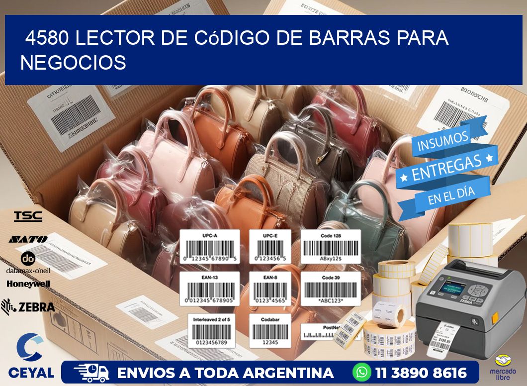 4580 Lector de código de barras para negocios