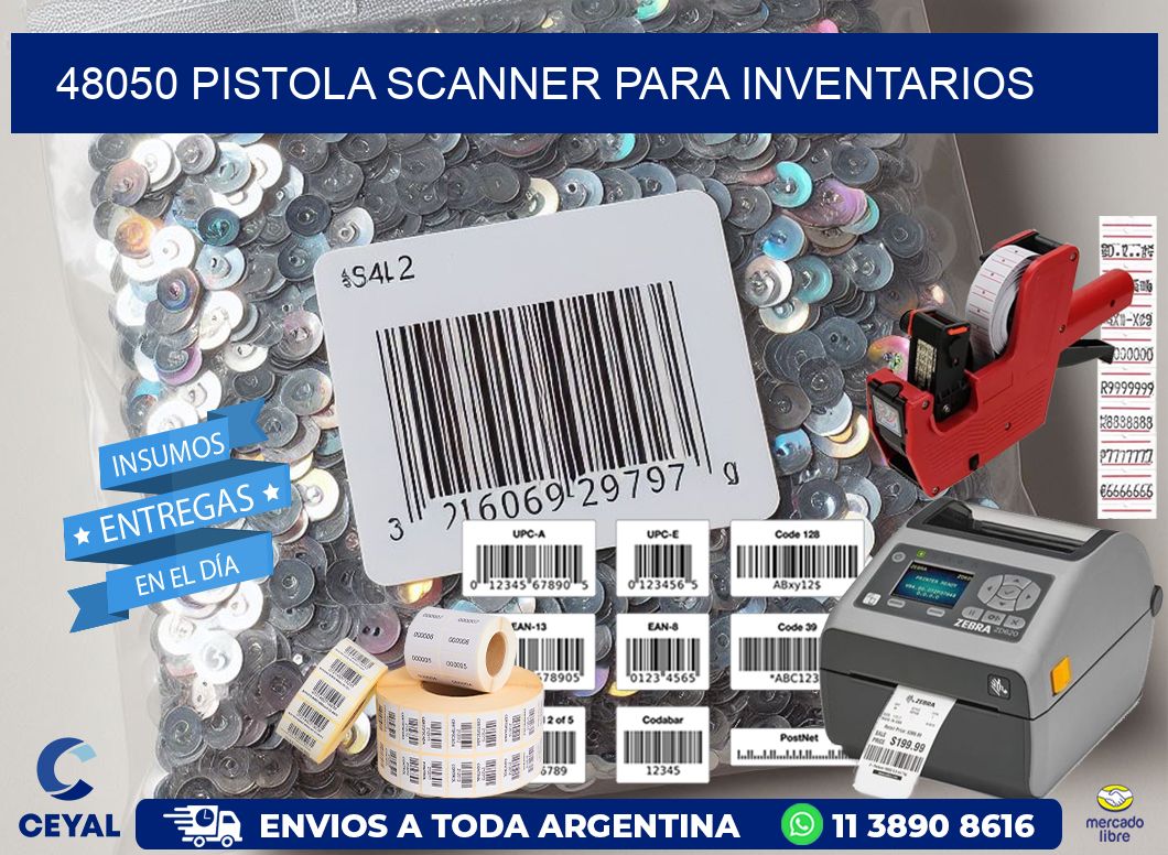 48050 Pistola Scanner para inventarios
