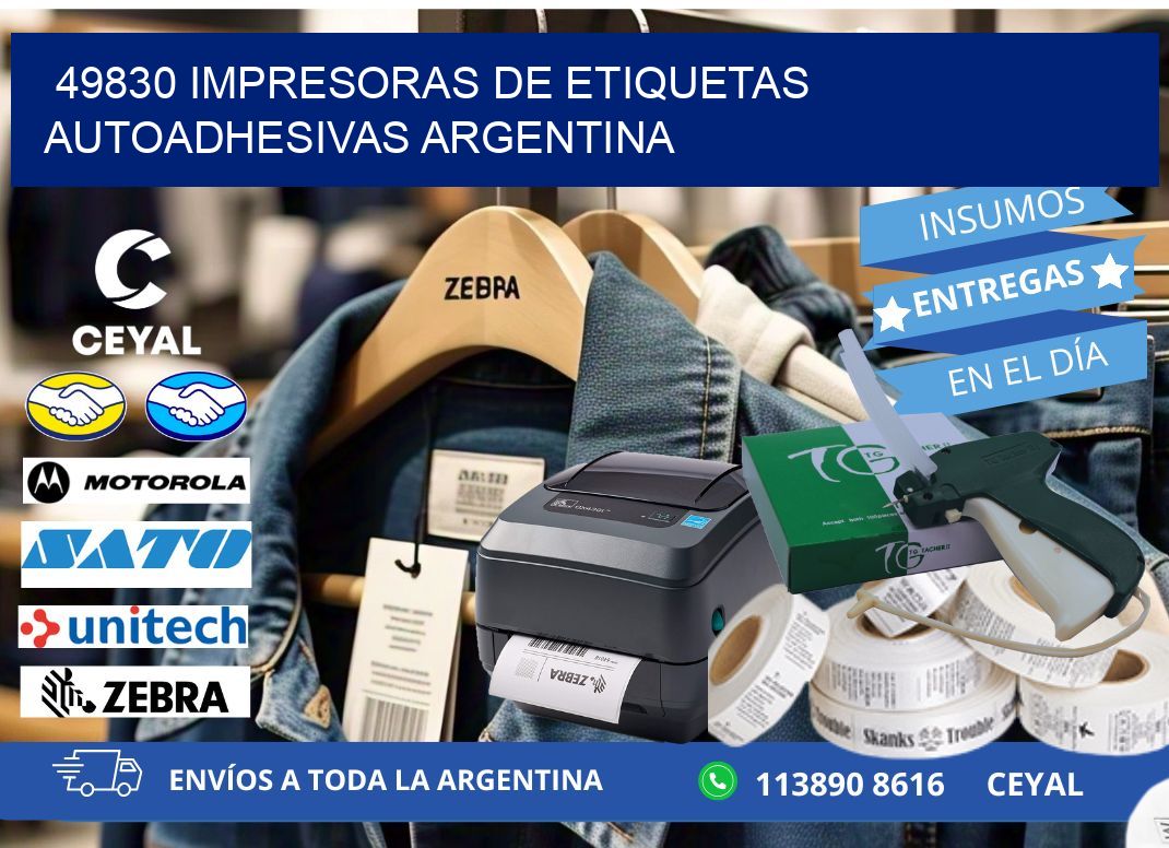 49830 Impresoras de etiquetas autoadhesivas argentina