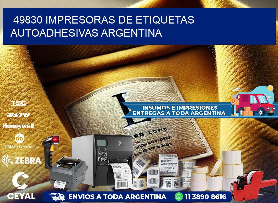 49830 Impresoras de etiquetas autoadhesivas argentina