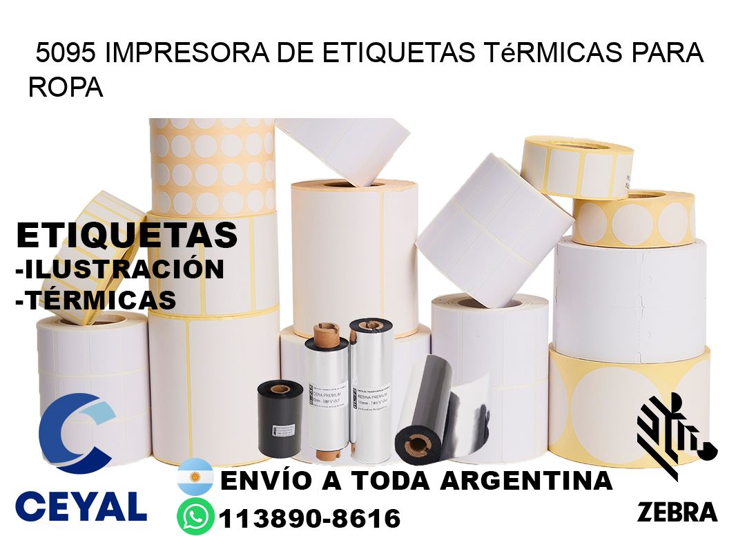 5095 impresora de etiquetas térmicas para ropa