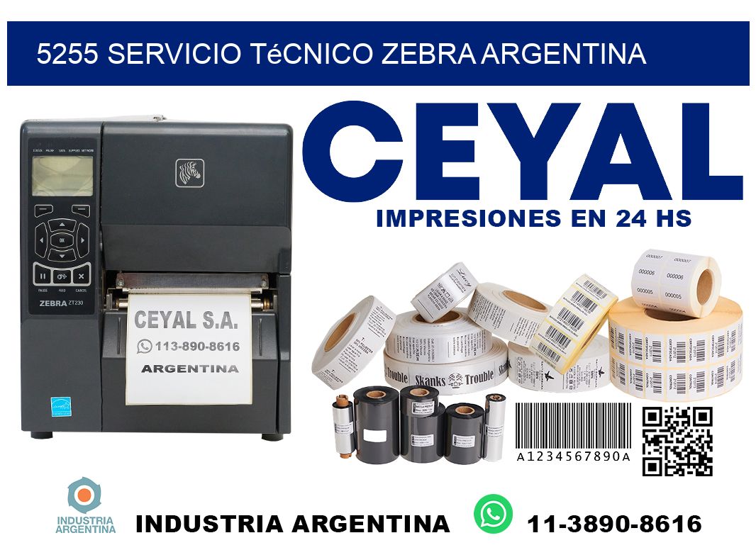 5255 servicio técnico zebra argentina