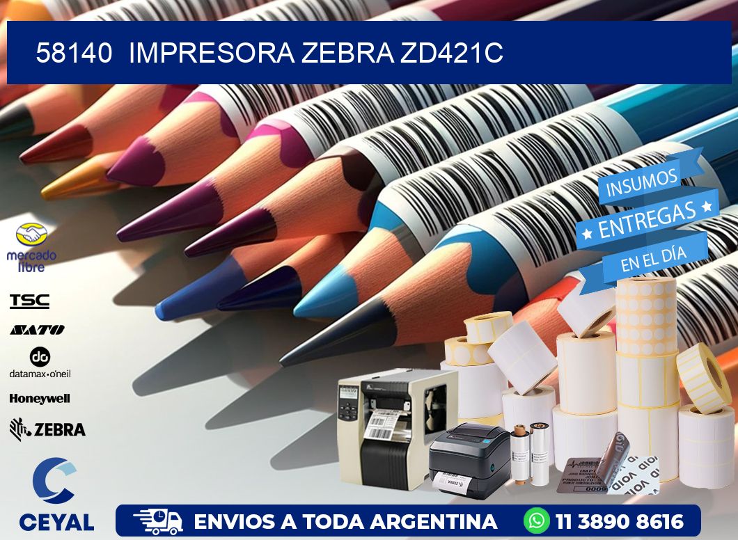 58140  Impresora Zebra zd421c