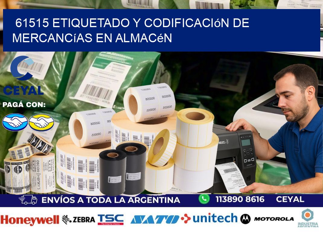61515 Etiquetado y codificación de mercancías en almacén