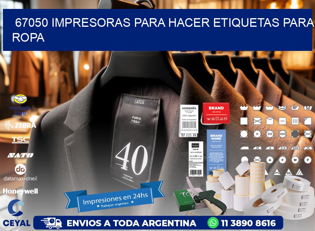 67050 impresoras para hacer etiquetas para ropa