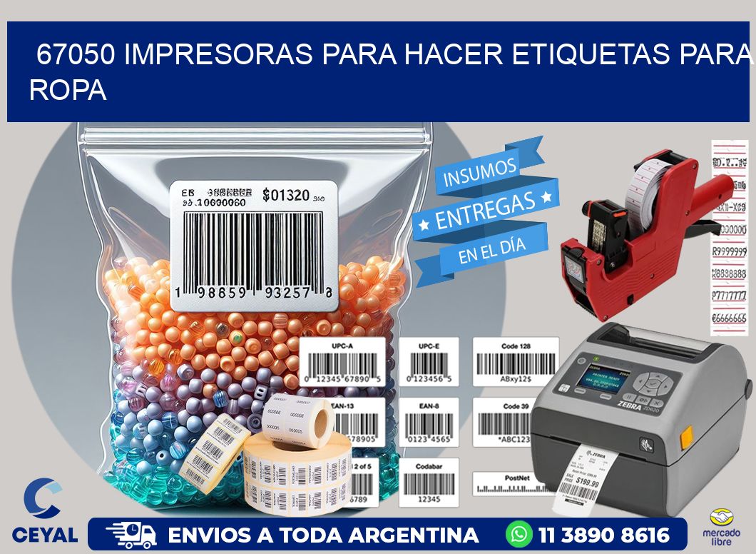 67050 impresoras para hacer etiquetas para ropa