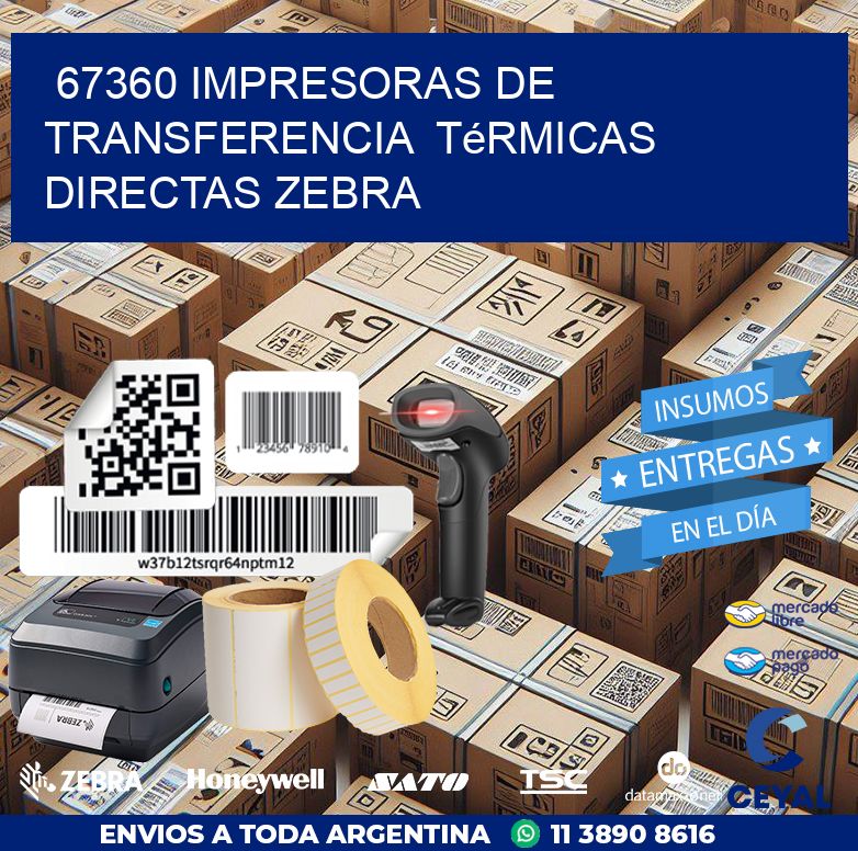 67360 impresoras de Transferencia  térmicas directas zebra