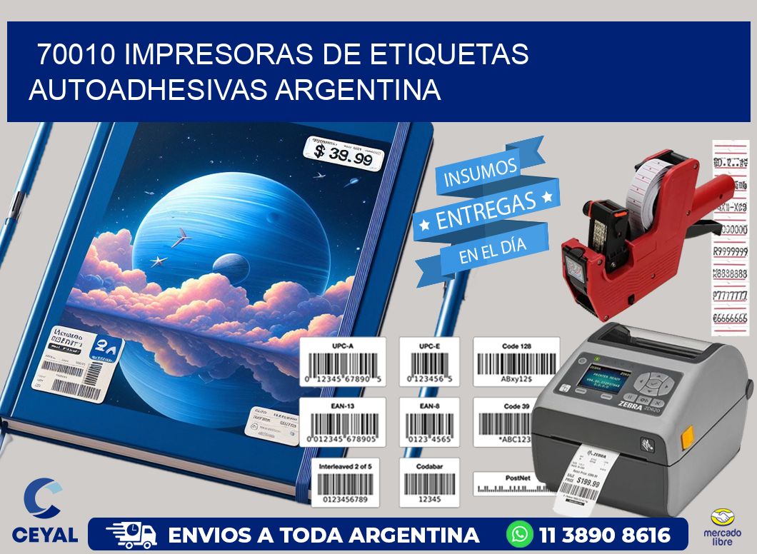 70010 Impresoras de etiquetas autoadhesivas argentina