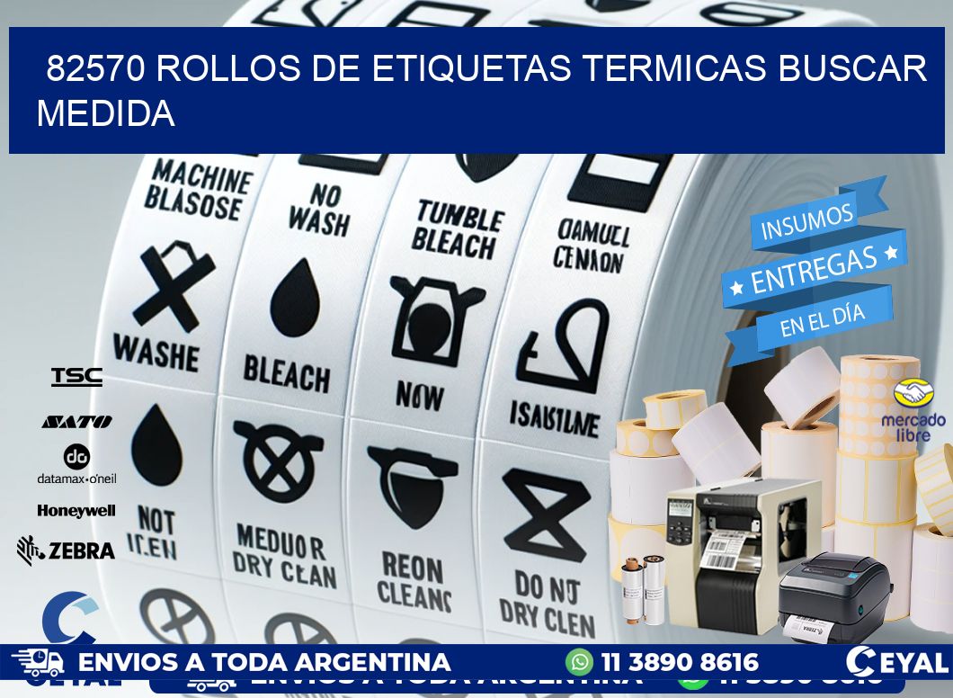 82570 rollos de etiquetas termicas buscar medida