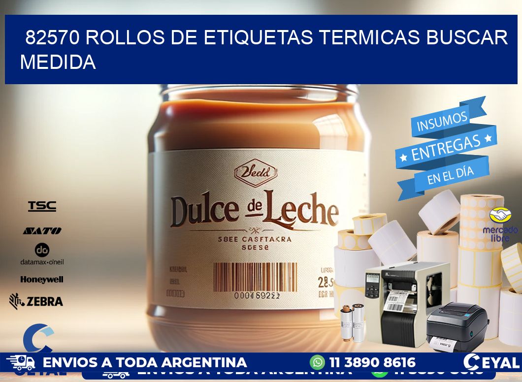 82570 rollos de etiquetas termicas buscar medida