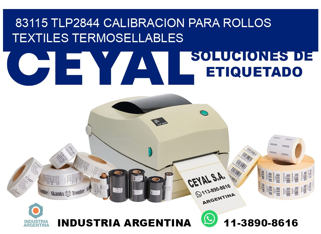 83115 tlp2844 calibracion para rollos textiles termosellables