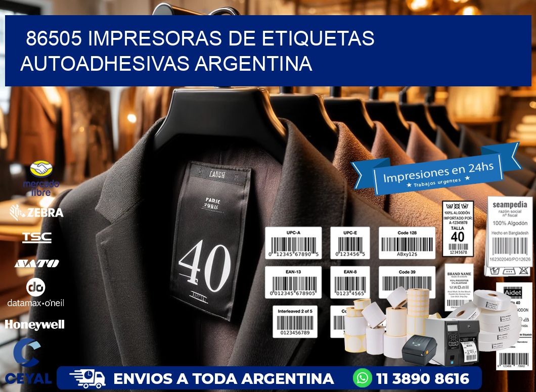 86505 Impresoras de etiquetas autoadhesivas argentina