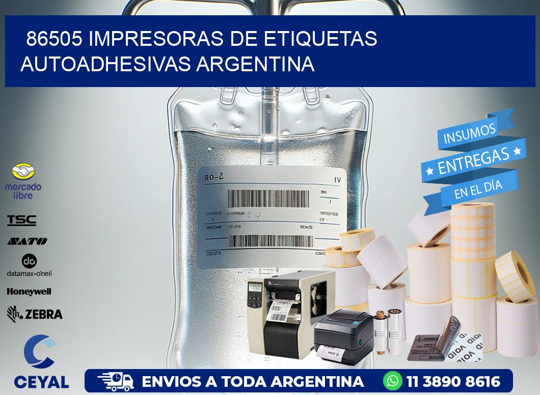 86505 Impresoras de etiquetas autoadhesivas argentina
