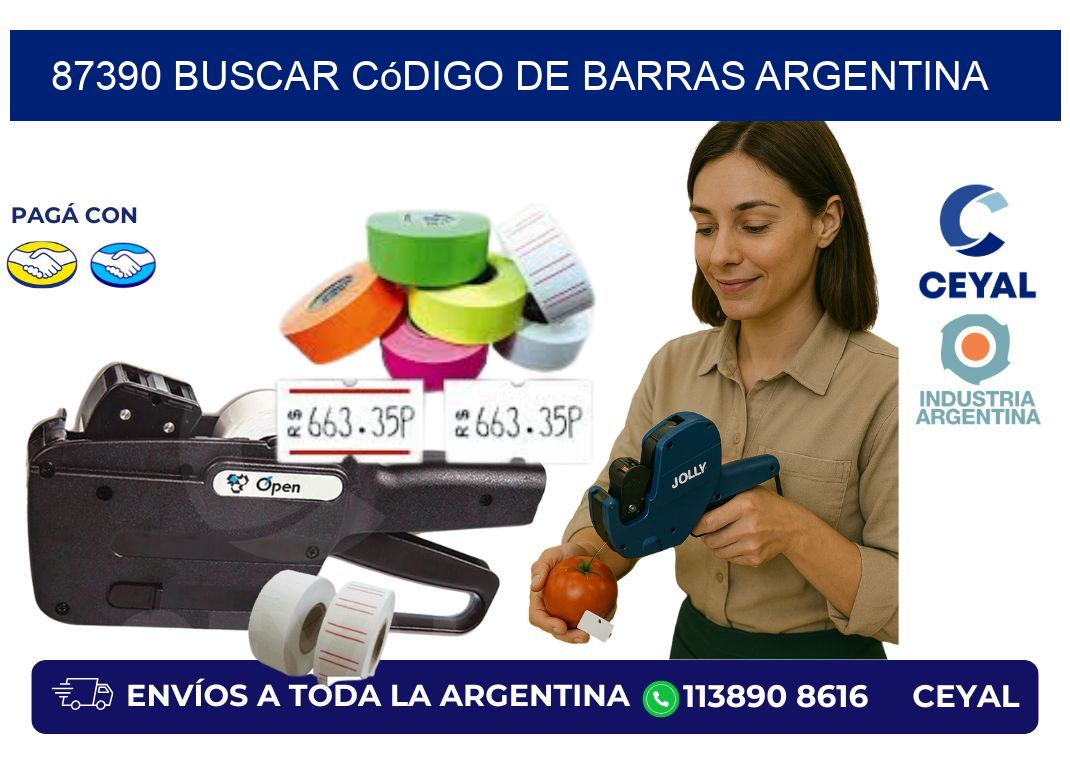 87390 Buscar código de barras Argentina