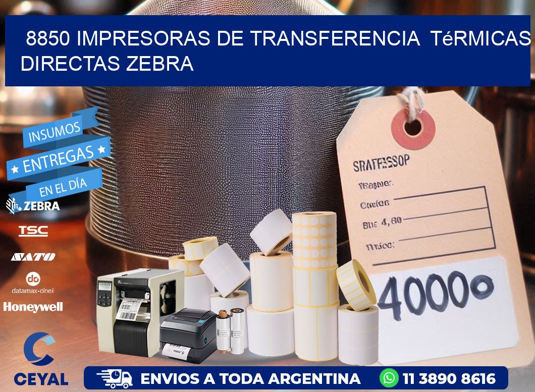 8850 impresoras de Transferencia  térmicas directas zebra