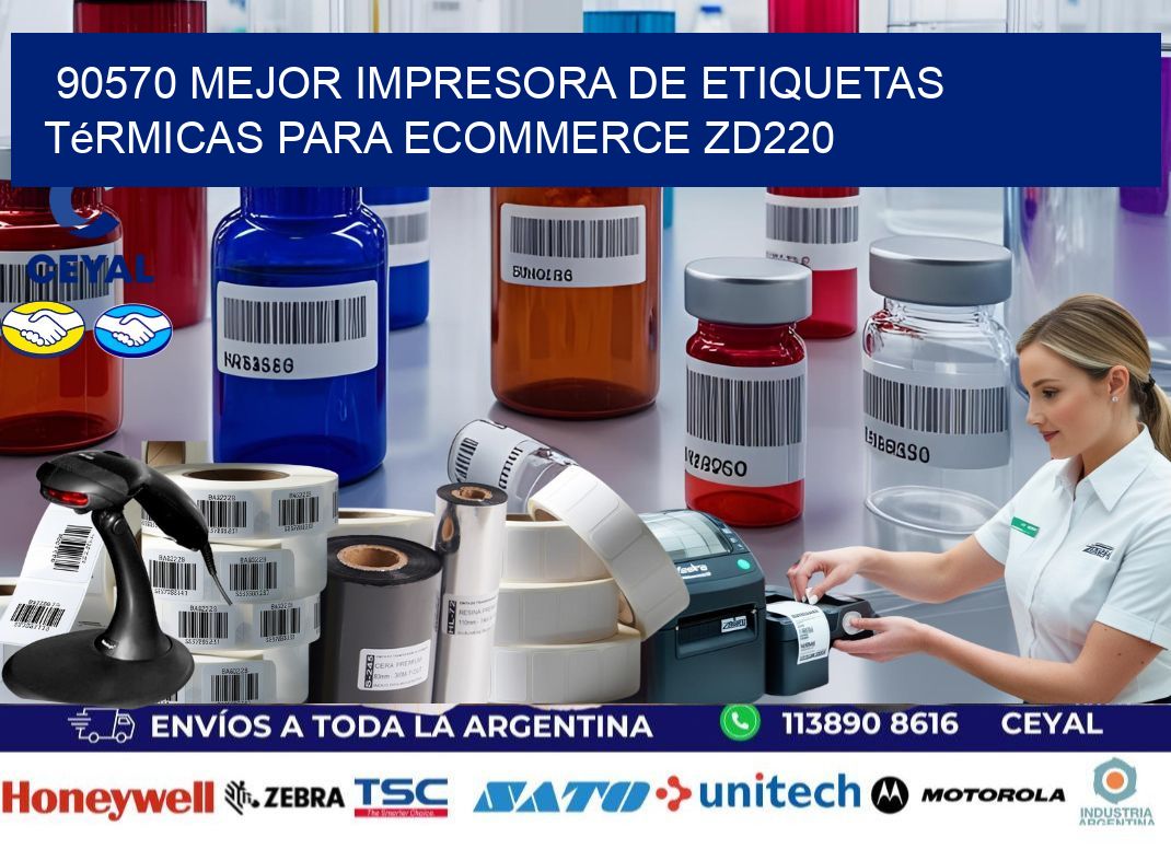 90570 mejor impresora de etiquetas térmicas para ecommerce ZD220