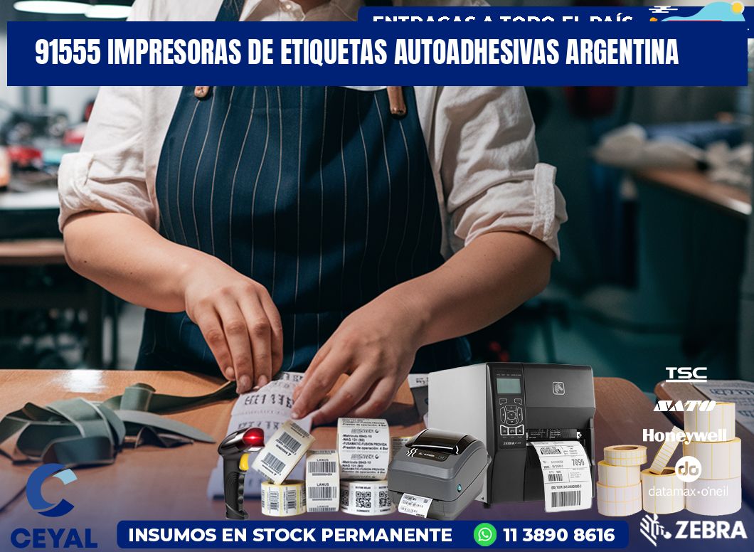 91555 Impresoras de etiquetas autoadhesivas argentina