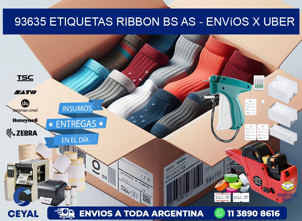 93635 etiquetas ribbon bs as – envíos x uber
